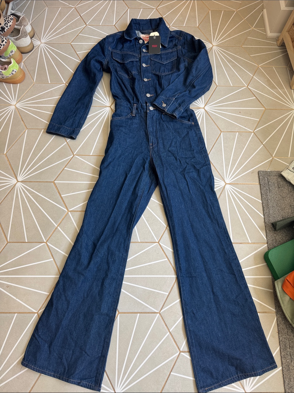 Levi's Wideleg Jumpsuit Sz 24 Nwt!